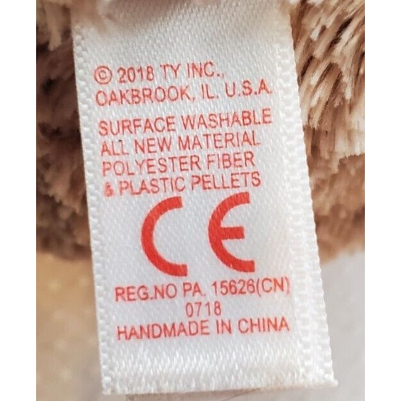 2018 TY Beanie Boos 100% TYSILK Perry Platypus Gold Glitter Beek & Feet with Tag - Picture 12 of 13